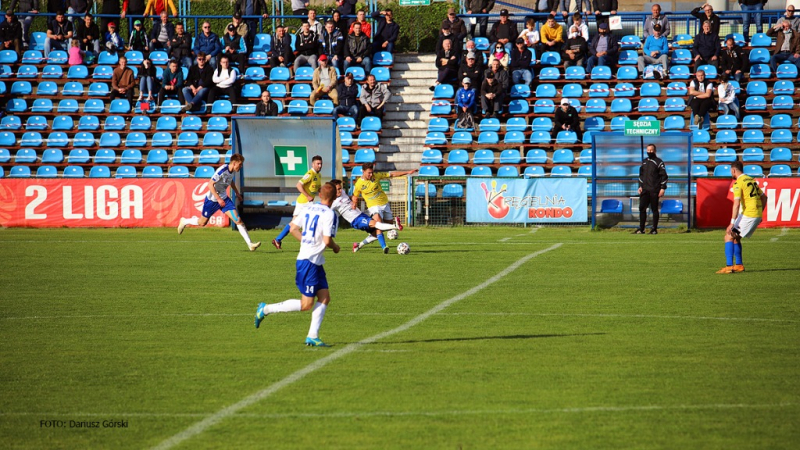 Błękitni Stargard - Olimpia Elbląg. GALERIA