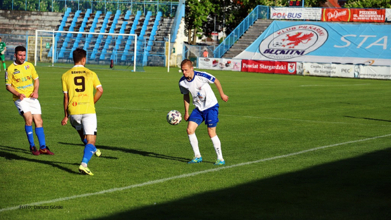 Błękitni Stargard - Olimpia Elbląg. GALERIA