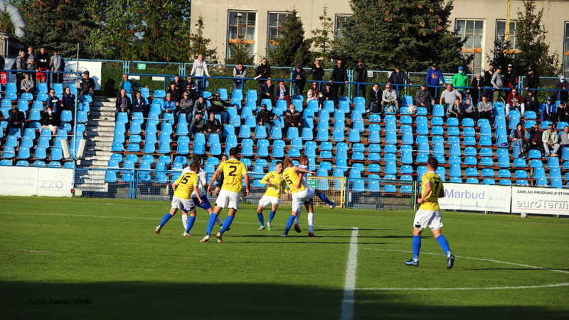 Błękitni Stargard - Olimpia Elbląg. GALERIA