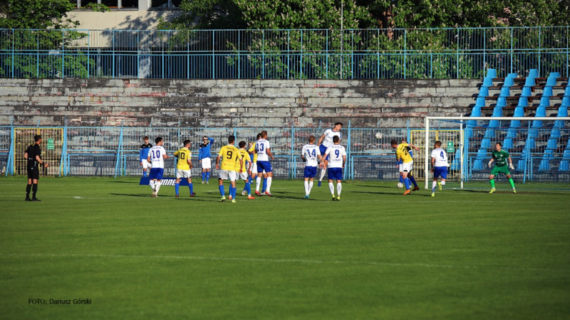 Błękitni Stargard - Olimpia Elbląg. GALERIA