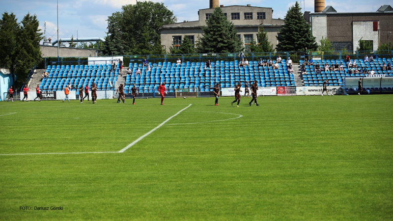 Błękitni Stargard - Garbarnia Kraków. GALERIA