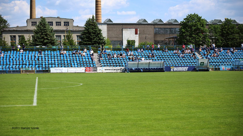 Błękitni Stargard - Garbarnia Kraków. GALERIA