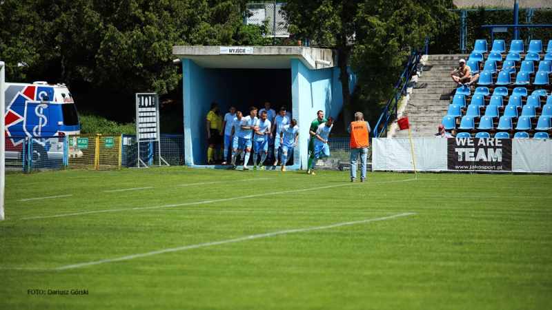 Błękitni Stargard - Garbarnia Kraków. GALERIA