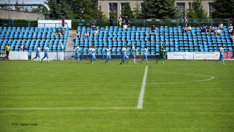 Błękitni Stargard - Garbarnia Kraków. GALERIA