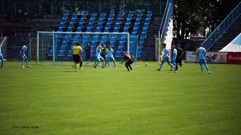 Błękitni Stargard - Garbarnia Kraków. GALERIA