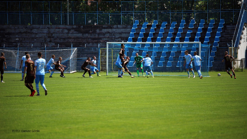 Błękitni Stargard - Garbarnia Kraków. GALERIA