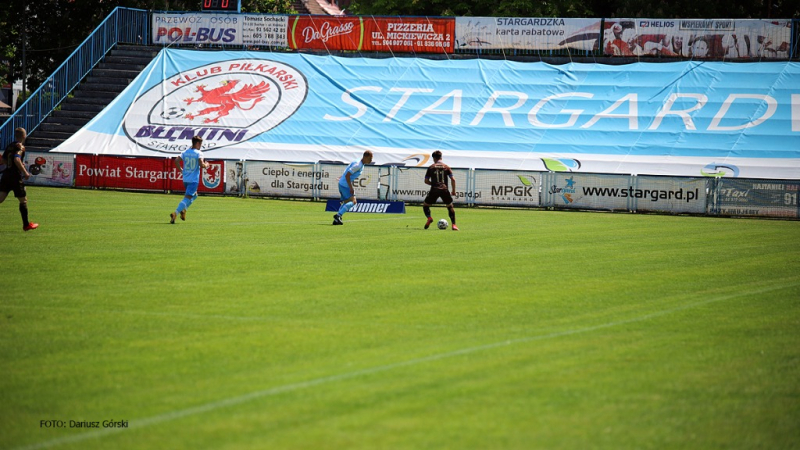 Błękitni Stargard - Garbarnia Kraków. GALERIA