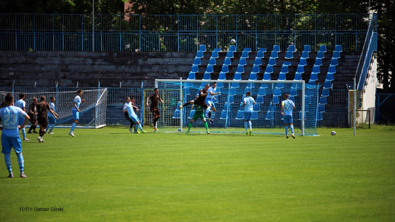 Błękitni Stargard - Garbarnia Kraków. GALERIA