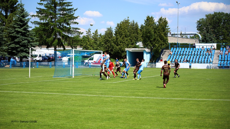 Błękitni Stargard - Garbarnia Kraków. GALERIA