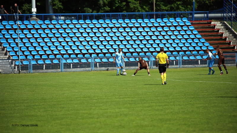 Błękitni Stargard - Garbarnia Kraków. GALERIA