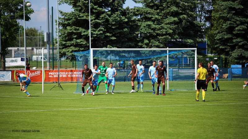 Błękitni Stargard - Garbarnia Kraków. GALERIA