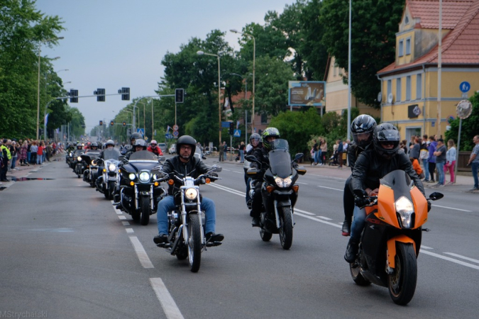 Dni Stargardu na sportowo: Parada Motocyklistów. Galeria