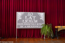 80 LAT I Liceum Ogólnokształcące w Stargardzie. Uroczysty apel - 03.10.2025 r.