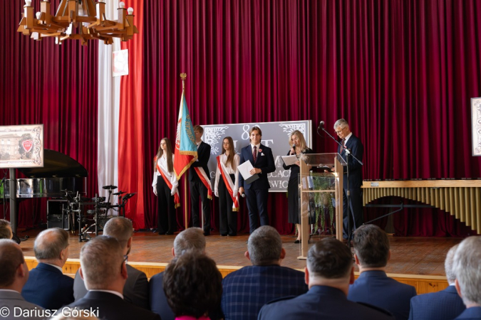 80 LAT I Liceum Ogólnokształcące w Stargardzie. Uroczysty apel - 03.10.2025 r.