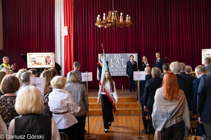 80 LAT I Liceum Ogólnokształcące w Stargardzie. Uroczysty apel - 03.10.2025 r.