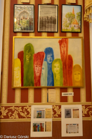 Artyści z grupy Malachit na spotkaniu z młodzieżą szkolną. Fotorelacja