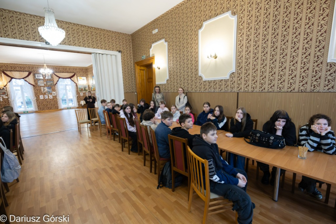 Artyści z grupy Malachit na spotkaniu z młodzieżą szkolną. Fotorelacja