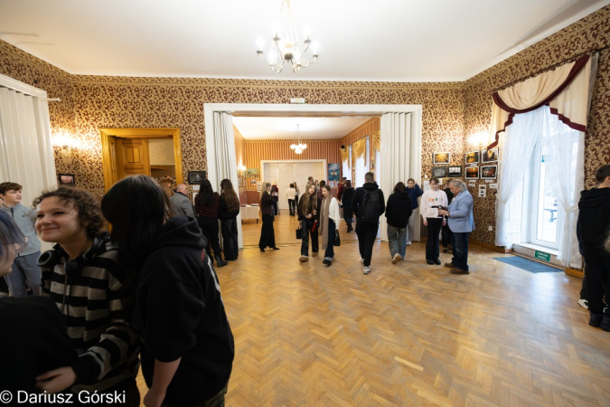 Artyści z grupy Malachit na spotkaniu z młodzieżą szkolną. Fotorelacja