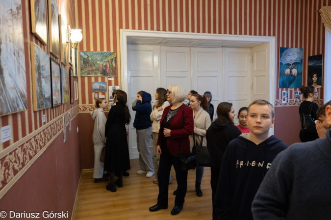Artyści z grupy Malachit na spotkaniu z młodzieżą szkolną. Fotorelacja