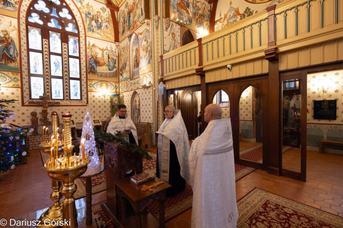 Cerkiew Świętych Apostołów Piotra i Pawła w Stargardzie-noworoczne spotkanie. Fotorelacja