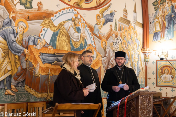 Cerkiew Świętych Apostołów Piotra i Pawła w Stargardzie-noworoczne spotkanie. Fotorelacja
