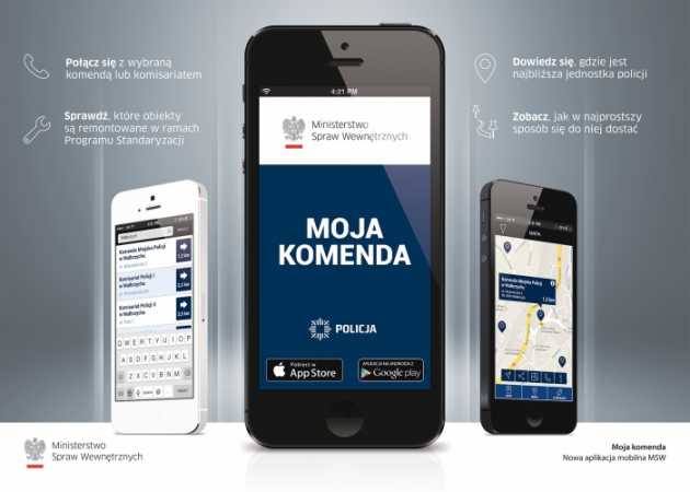 ?Moja komenda? ? mobilny przewodnik po polskich jednostkach Policji