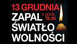 Zapalmy światło 13 grudnia