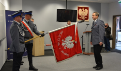 Uroczyste zdanie obowiązków Komendanta Powiatowego Policji w Stargardzie Szczecińskim