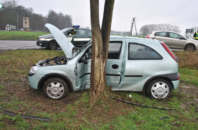 Wypadek przed Krąpielem i kolizja w Stargardzie