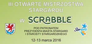 III Otwarte Mistrzostwa Stargardu w Scrabble
