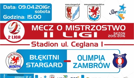 W sobotę z Olimpią Zambrów