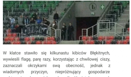 Brawa dla kibiców Błękitnych !