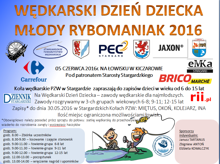 ?MŁODY RYBOMANIAK 2016?