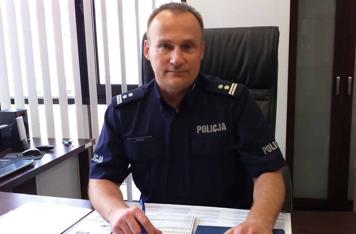 Nowym Komendantem Policji w Stargardzie został mł. insp. Robert Nowak