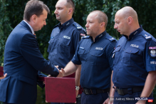 Minister Mariusz Błaszczak podziękował policyjnym spottersom