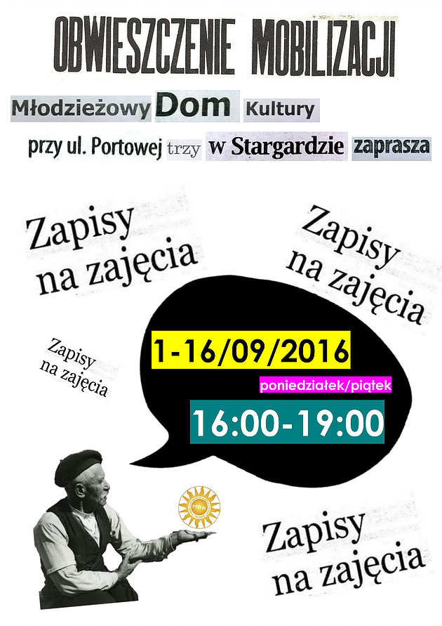 Zapisy do MDK na rok 2016/2017!