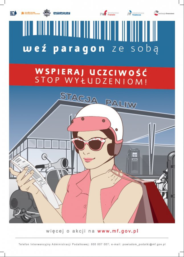 Weź paragon ze sobą ? startuje akcja informacyjna Ministerstwa Finansów