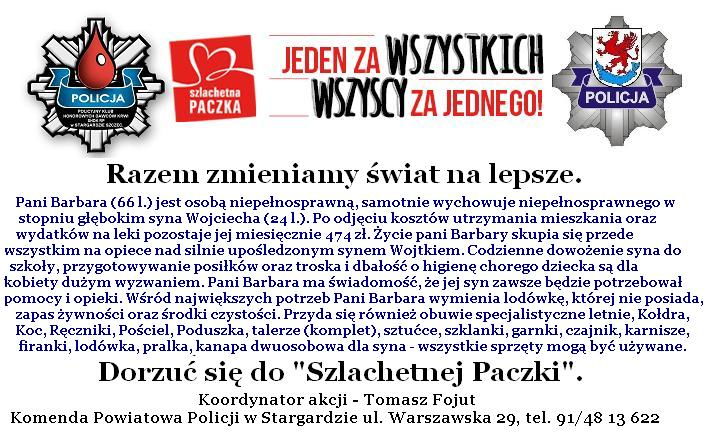 Razem zmieniamy świat na lepsze! Dorzuć się do ?Szlachetnej Paczki?