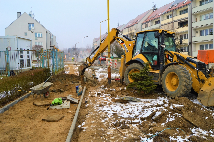 Nowe parkingi i chodniki na Wierzyńskiego