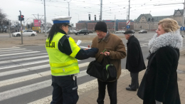 Niechroniony uczestnik ruchu drogowego pod ochroną szczecińskiej drogówki