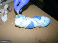 Wśród kokainy, heroiny i amfetaminy policjanci CBŚP zabezpieczyli nowy narkotyk