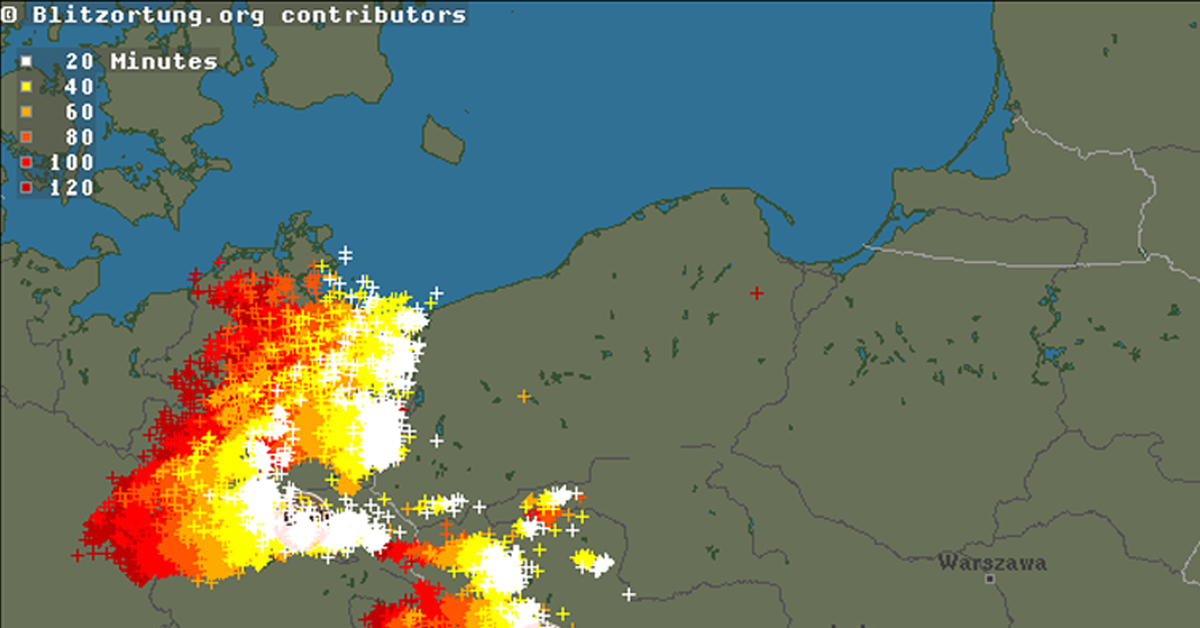 Ostrzeżenie meteorologiczne.