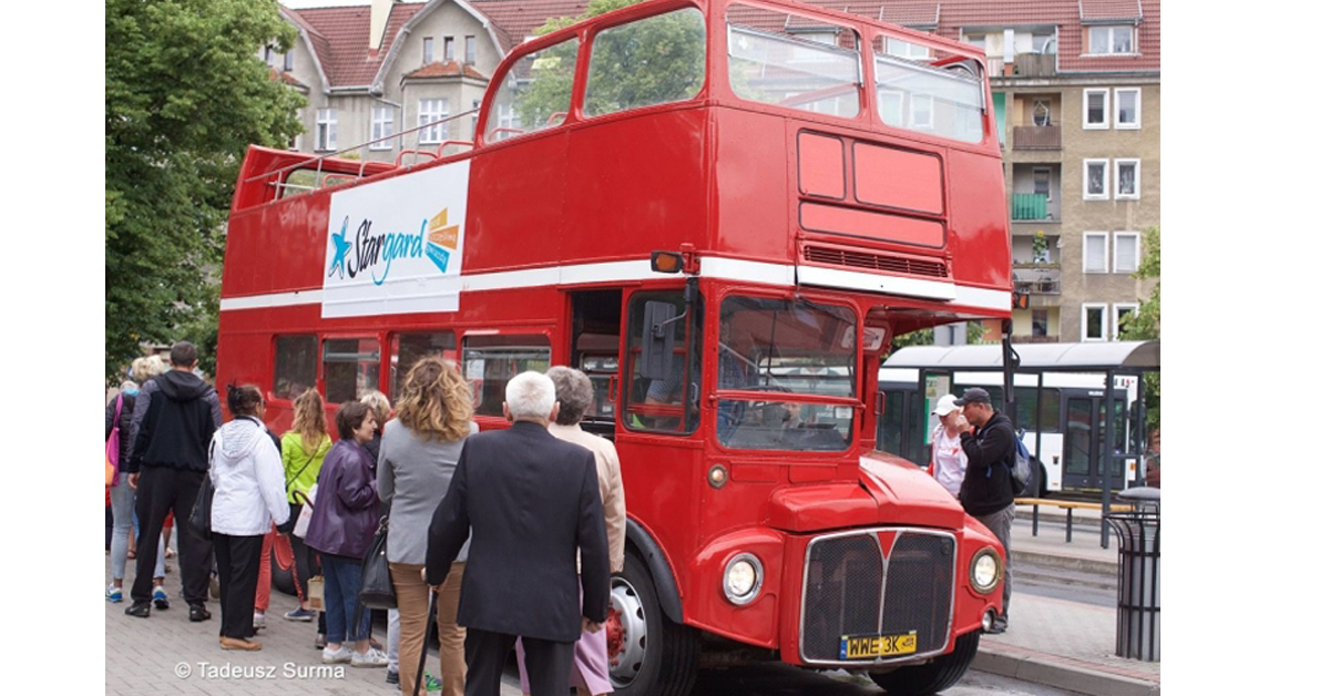 Odkryj Stargard z londyńskiego autobusu
