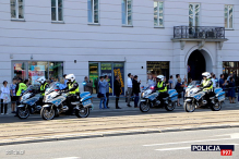 Policyjne zabezpieczenie wizyty prezydenta USA w Warszawie i Szczytu Inicjatywy Trójmorza