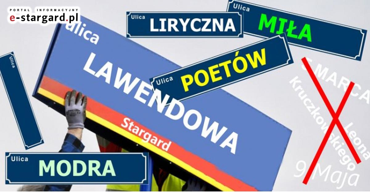 Ulica Miła, Modra, Poetów, Lawendowa i Liryczna