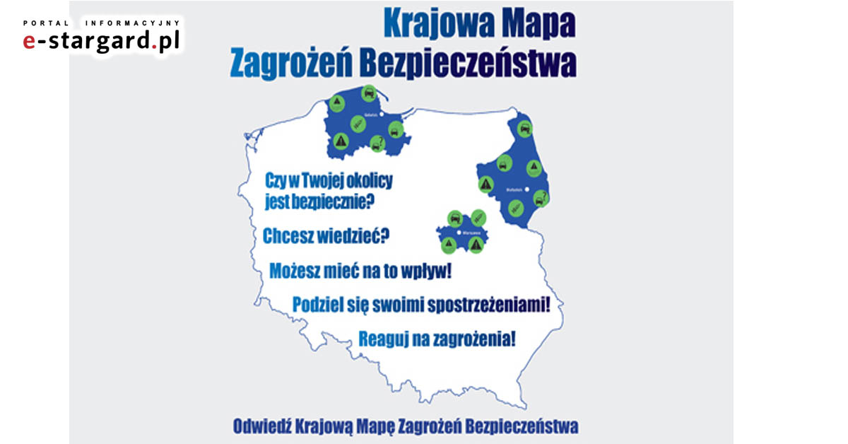 Korzystając z Krajowej Mapy Zagrożeń Bezpieczeństwa możesz uratować ludzkie życie