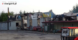 Spłonęła Stacja Diagnostyki Pojazdów w Nowogardzie (VIDEO)