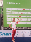 Katarzyna Mądrowska na podium w Brazylii