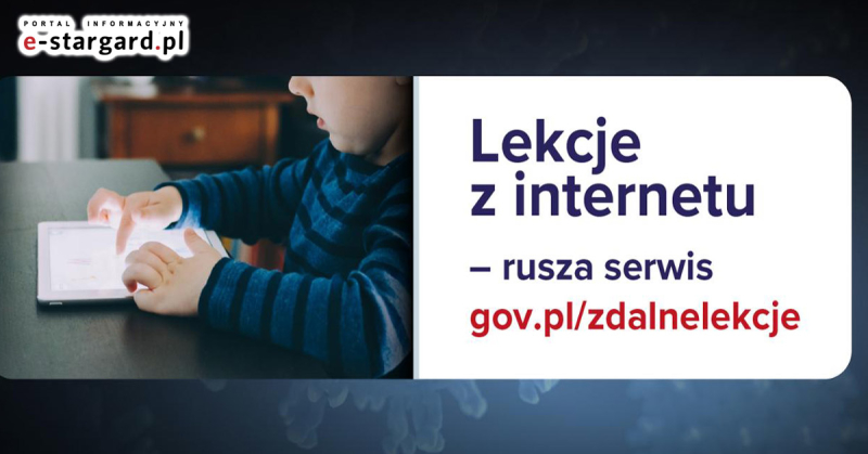 Lekcje z internetu ? rusza serwis gov.pl/zdalnelekcje