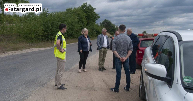 Ścieżka rowerowa Storkowo- Ginawa coraz bliżej. Starosta Stargardzki oceniła przebieg prac na półmetku inwestycji